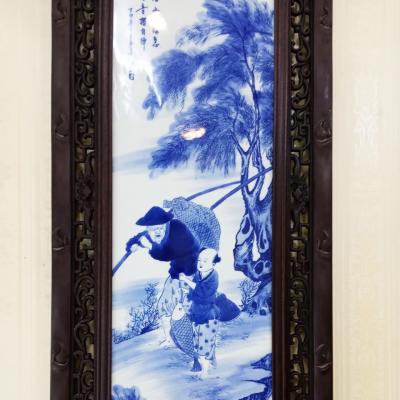 Tranh Sứ Tứ Dân: Ngư Tiều Canh Mục